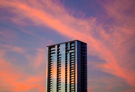 landscape photography of building photo