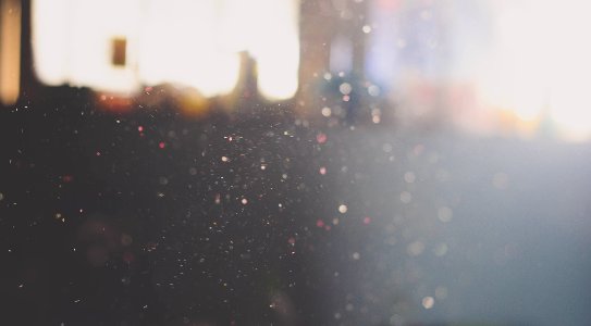 Morning, Dust bokeh