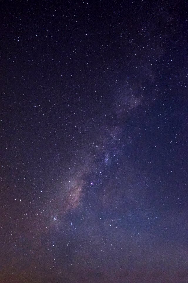 blue starry night sky