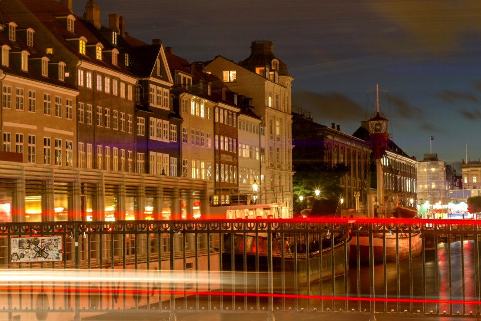 Nyhavn, Denmark, Night