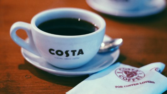 Costa coffee, New delhi, India