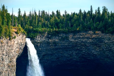time lapse photo of waterfalls