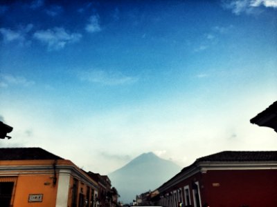 Sky, Antigua guatemala, Guatemala photo