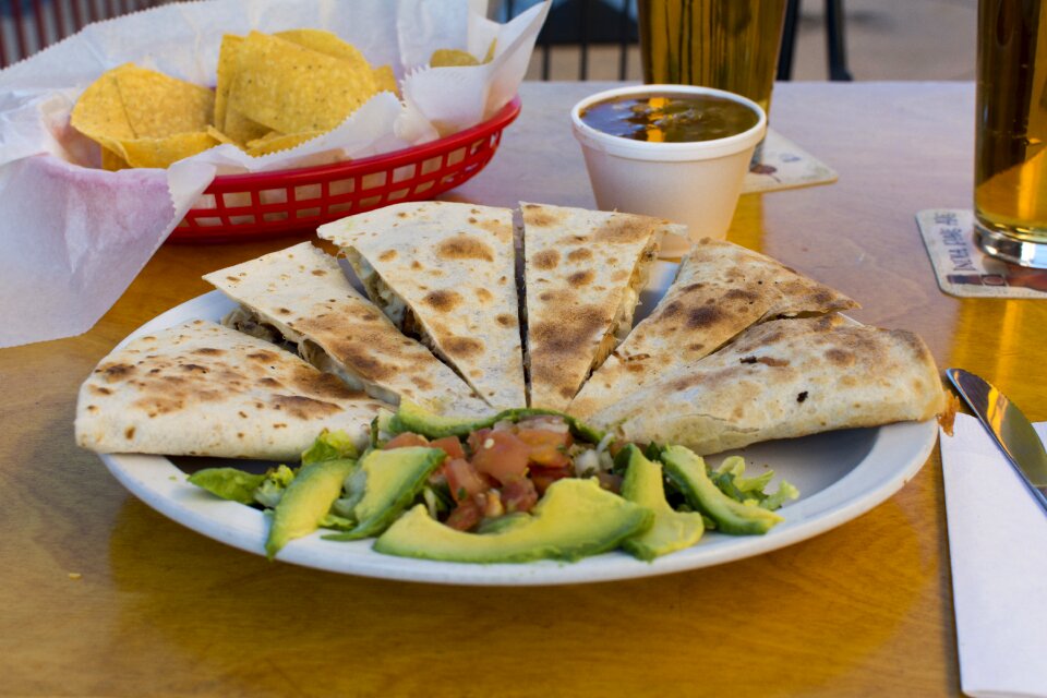 Mexican mexican food plate