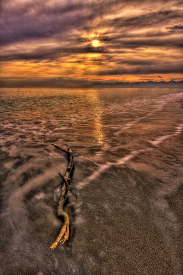 Landscape sunset marine