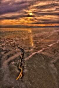 Landscape sunset marine