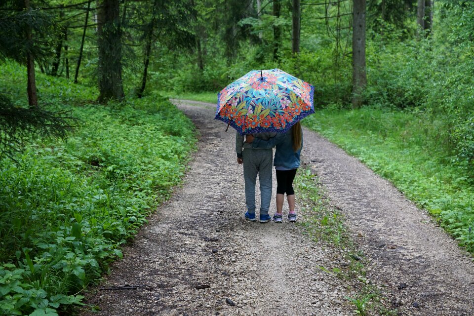 Umbrella friendship love