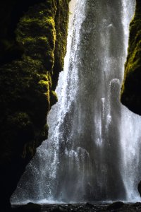 waterfalls at daytime photo