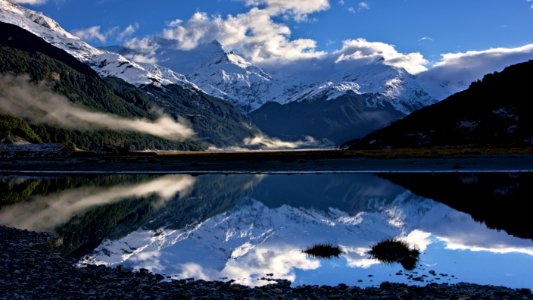 Mount earnslaw, Glenorchy, Otago photo