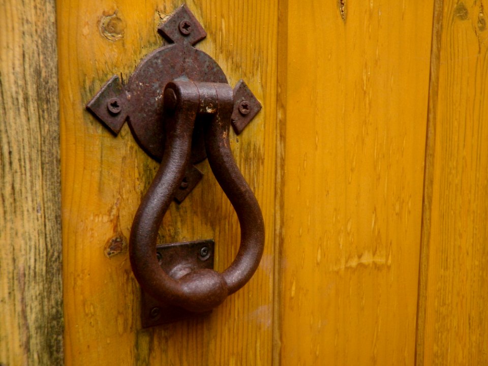 Batente, Porta, Amarela