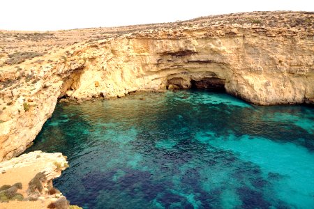 Blue lagoon, Malte, Mediterranean