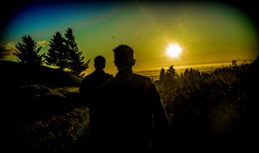 Mount tamalpais, United states, Silhouette photo