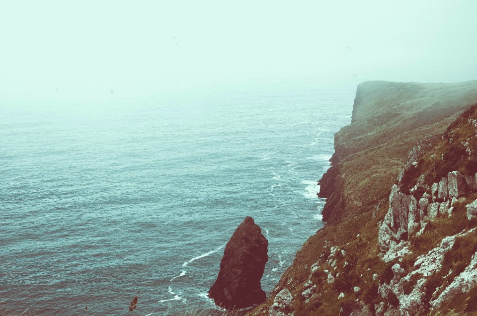 landscape photo of cliff