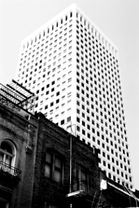 white and black concrete building photo