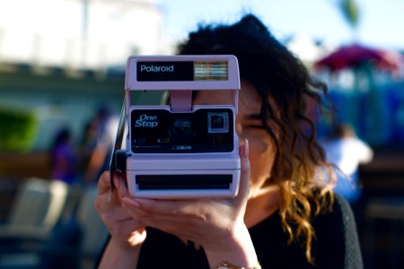 Camera, Bokeh, Polaroid