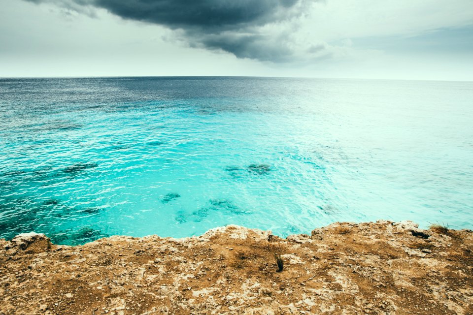 aerial view of body of water during daytime photo