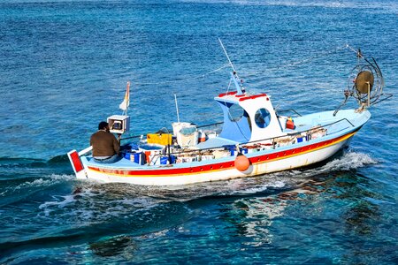 Fishing sea cyprus photo