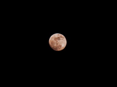Fullmoon, Night, Space