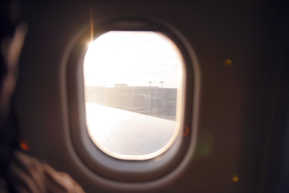 Window, Sunshine, Airplane