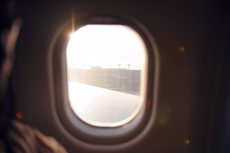 Window, Sunshine, Airplane