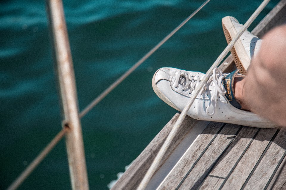 person riding boat at daytime photo