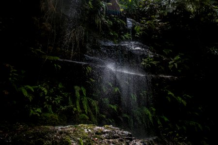 photography of waterfall