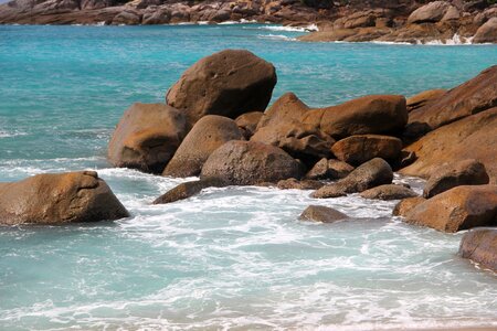 Sea stones rock photo