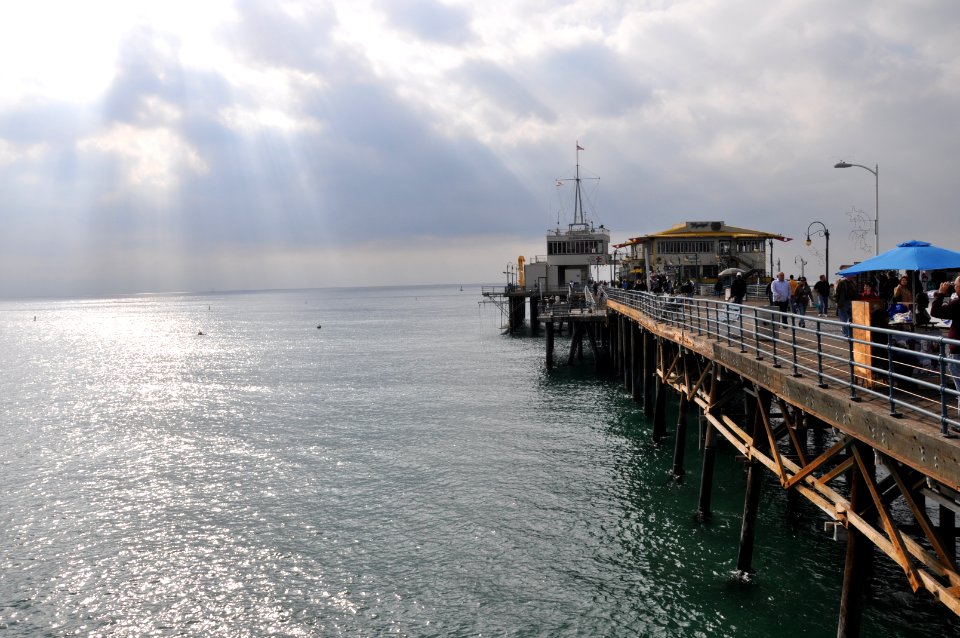 Sea, Platform, Water