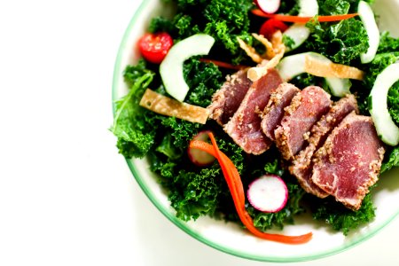 Food, Healthy food, Tuna photo