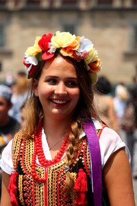 Model young face