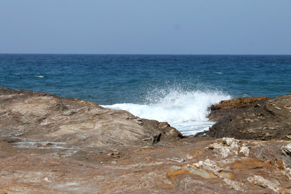 Splash, Rocks, Water photo