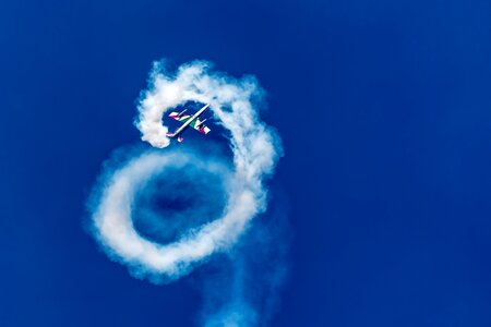 Aerobatics aircraft air show photo