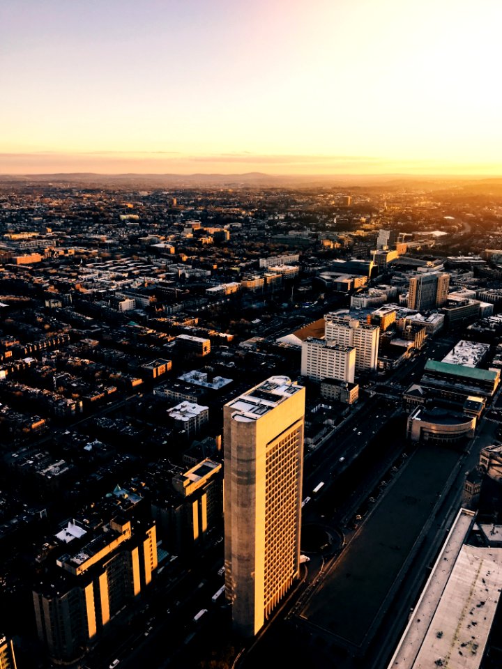 Boston, Sunset, United states