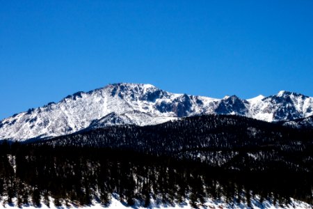 Pikes peak, United states, Mountain range photo