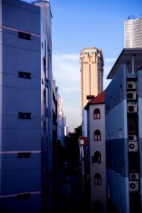 Alley, Grungy, Sunset photo