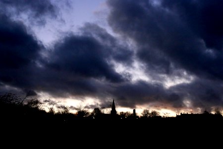Nature, Dusk, Dark