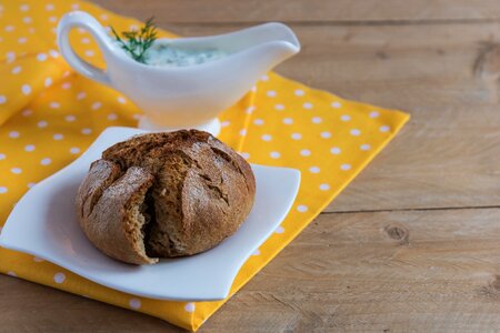 Crispy yogurt sauce