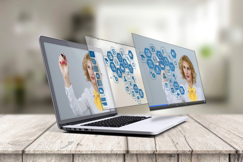 Mockup website showcase teacher