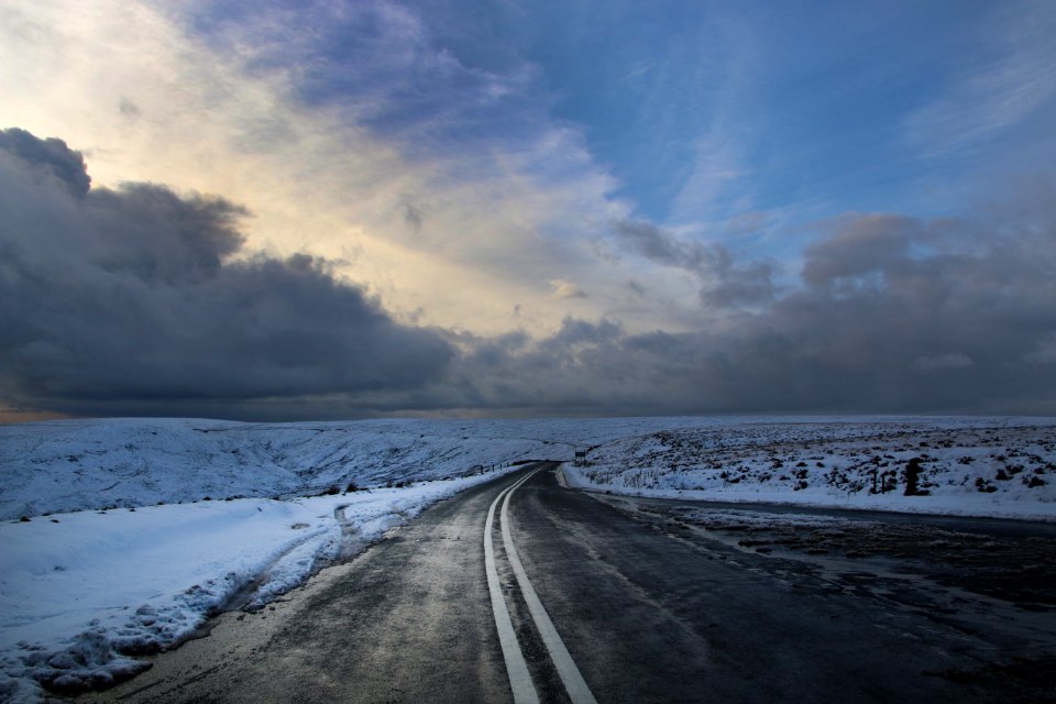 Buckstones above the road, Huddersfield, United kingdom