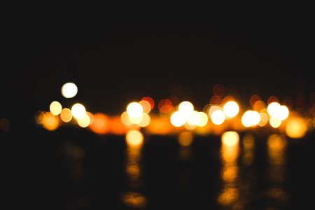 Lights, Abstract, Yellow