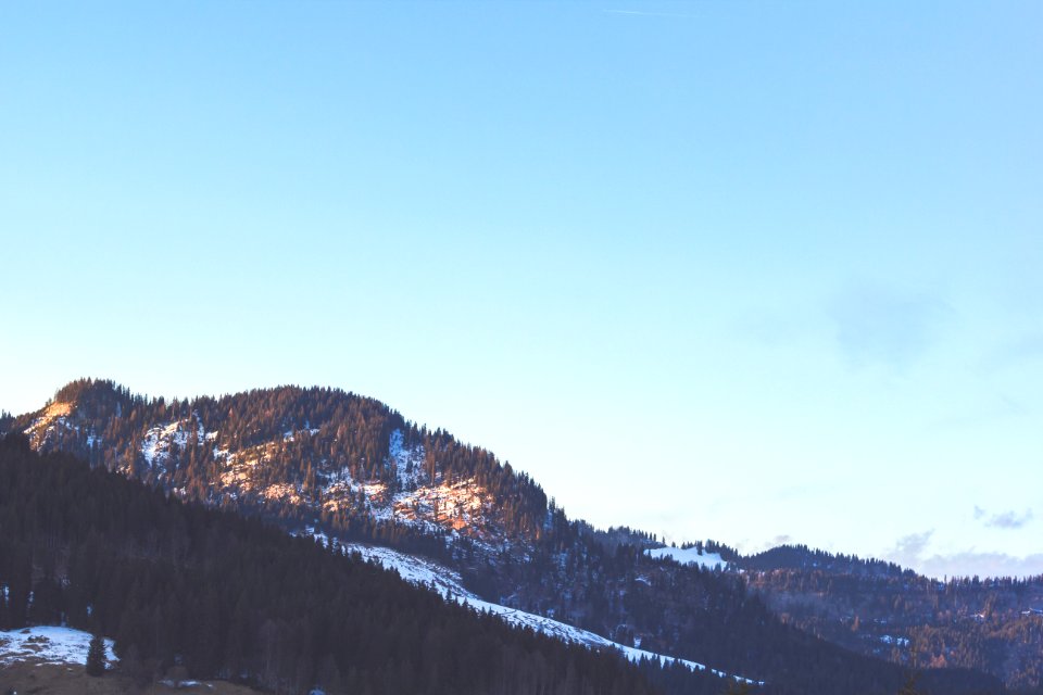 Sunset, Kleinwalsertal, Austria