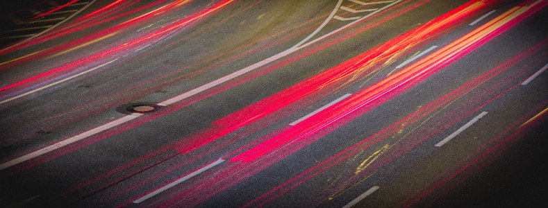 Night, Road, Lights