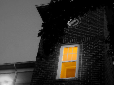 Yellow, Black white, Brick photo