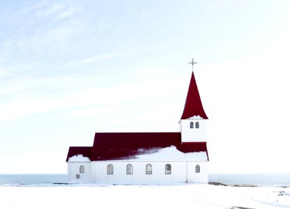 white and red concrete cathedral