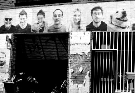 Monochrome, Street art, Melbourne photo