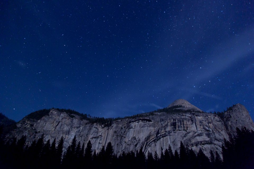 snow-capped mountain under sky