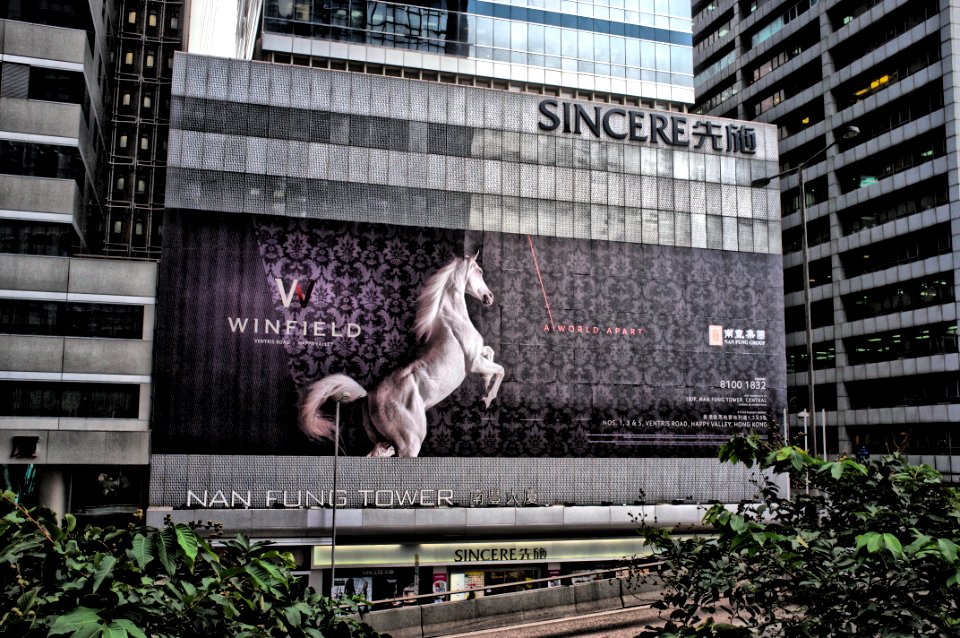 Hong kong, Horse, Hong kong building