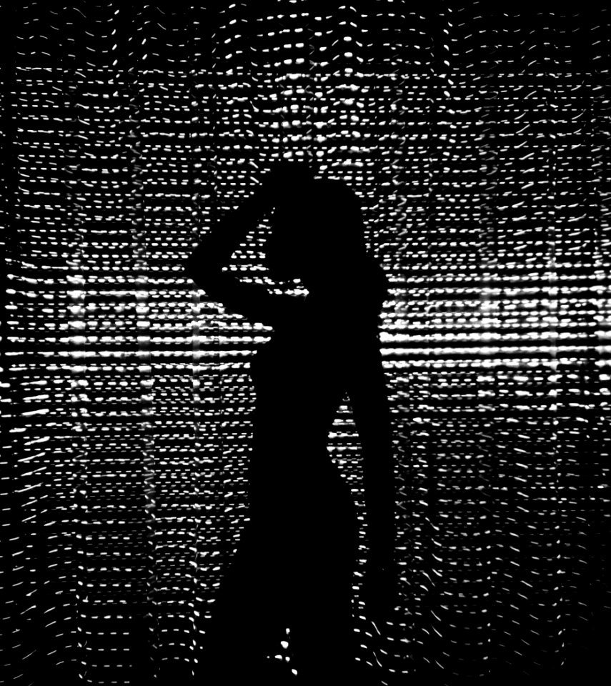 Mobile phone, Girl, Light