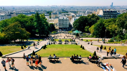 Paris, France, Square louise michel