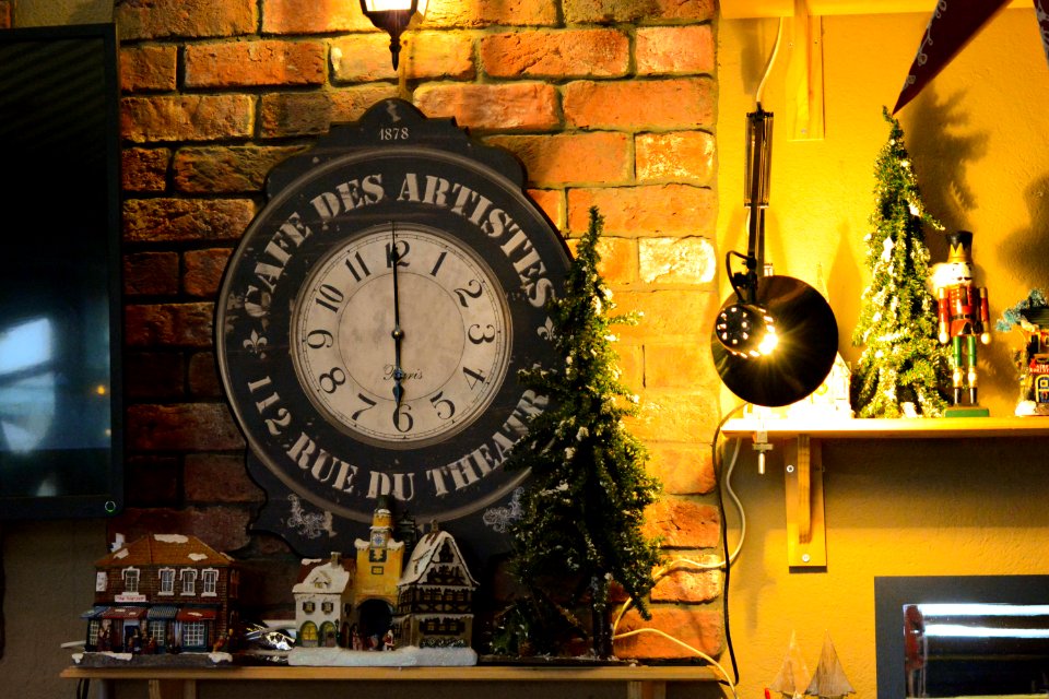 Greece, Kilkis, Wall clock